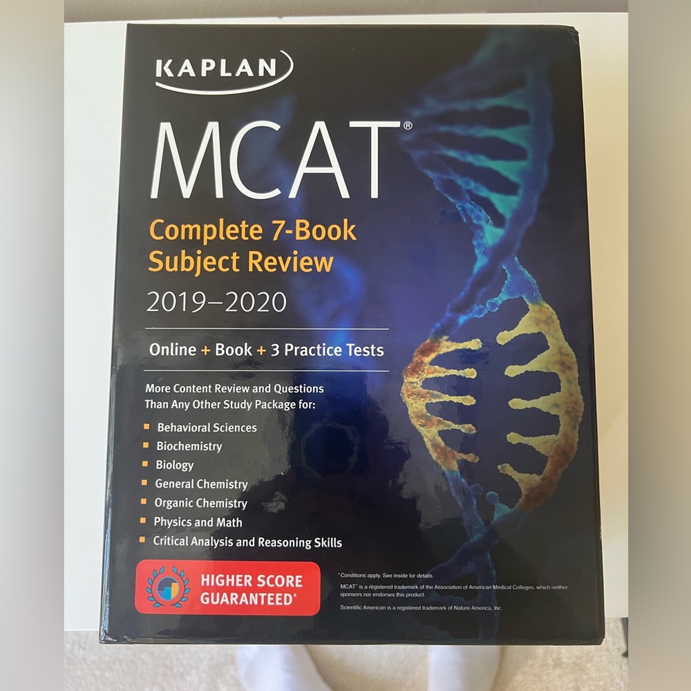MCAT Complete 7-Book Subject Review books